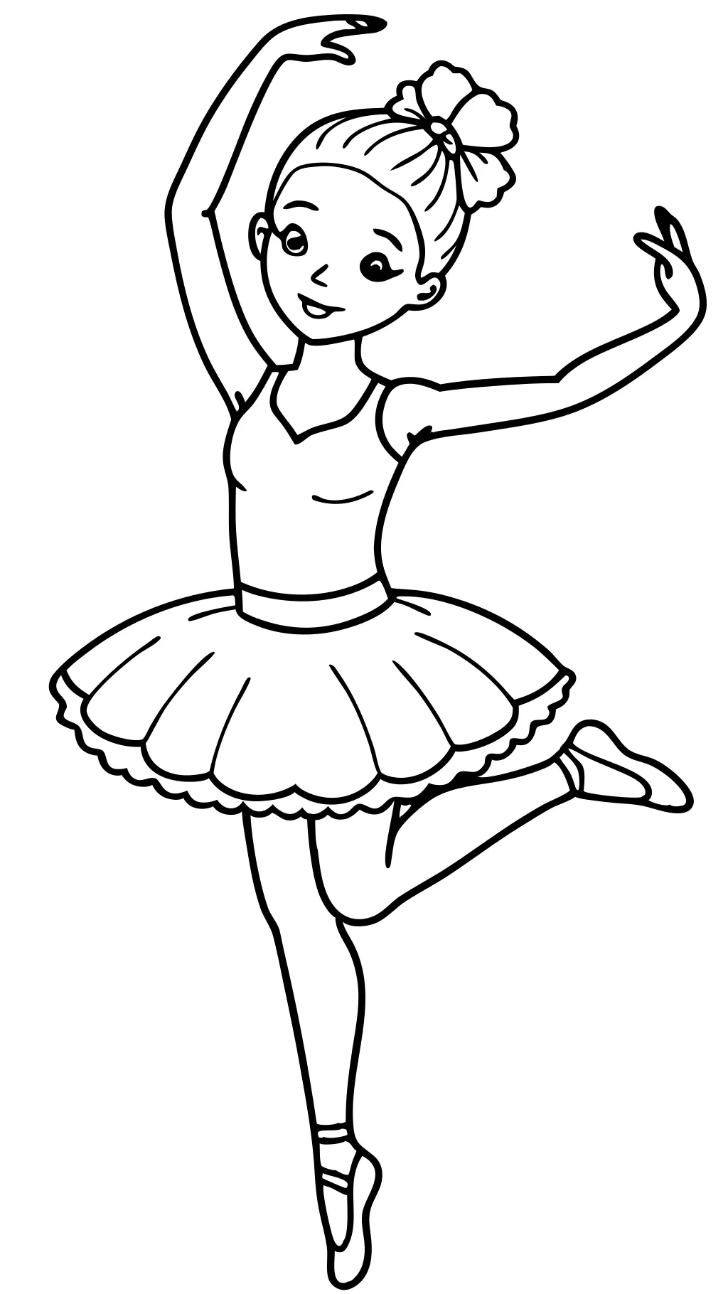 coloriages de ballerine imprimables